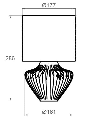 Luminária de Mesa Cleo - Impressão 3D - 2700K Bivolt