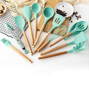 Conjunto de Utensílios Silicone KitchenGlow