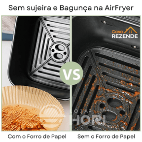 Forro de Papel Antiaderente Para Air Fryer - Zende™