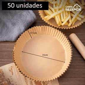 Forro de Papel Antiaderente Para Air Fryer - Zende™