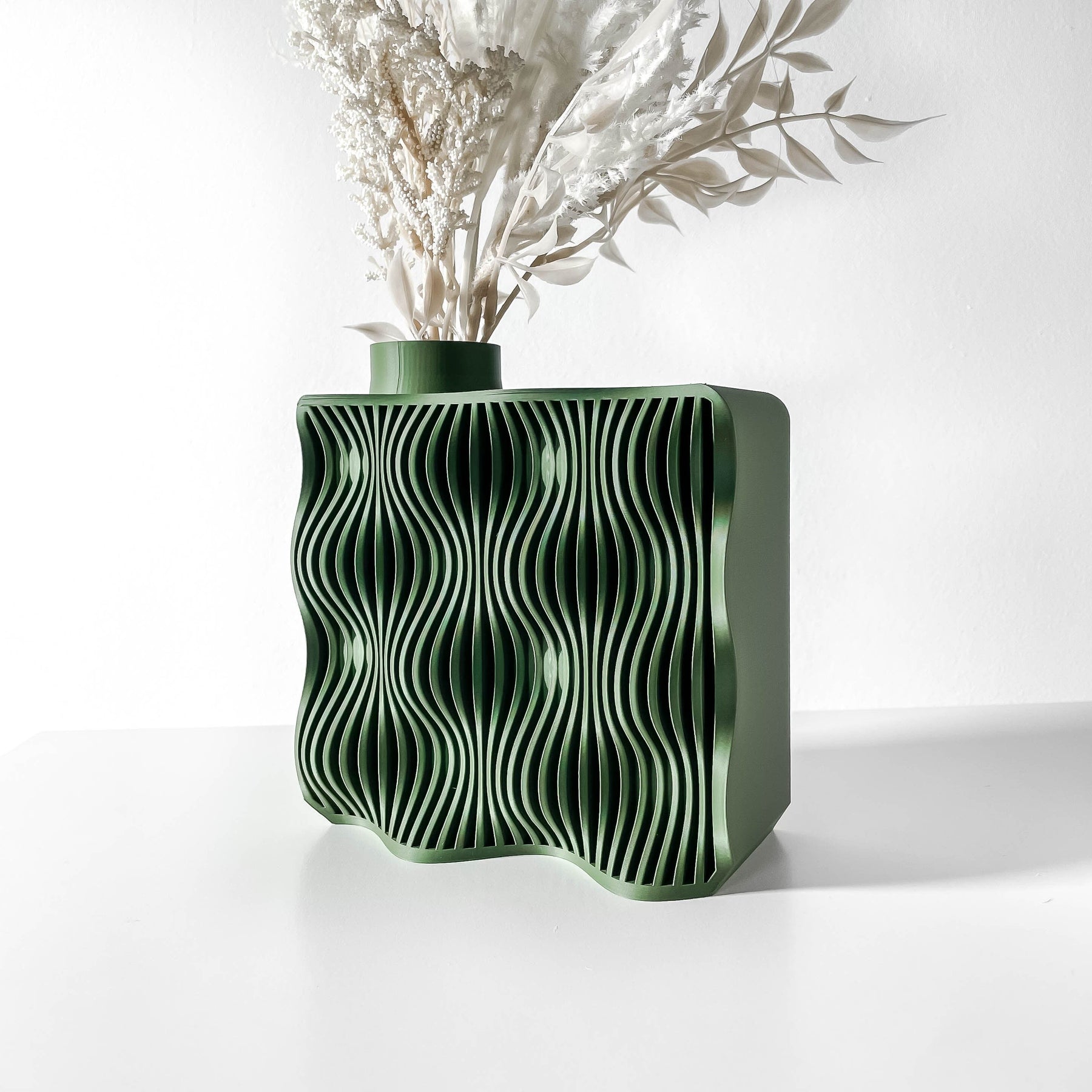 Vaso Decorativo Kamso – Design Moderno para Plantas Secas e Flores Artificiais