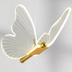 Linha de iluminação Butterfly - metal & led acrílico