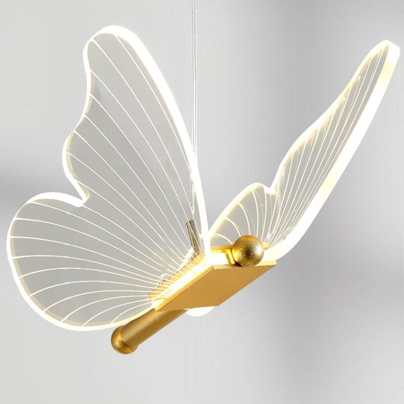 Linha de iluminação Butterfly - metal & led acrílico