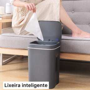 Lixeira Home Stok Ultra Moderna Com Sensor Automático