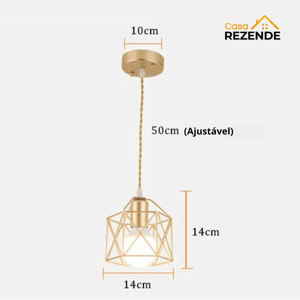 Luminária Pendente Moderno Aurélia