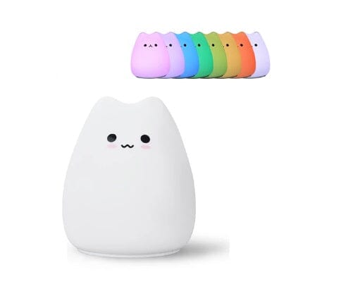 Luminária Infantil em Silicone Gatinho