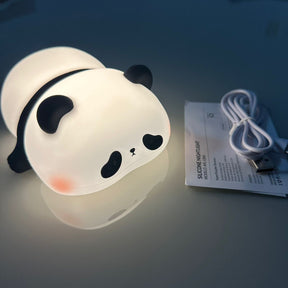 Luminária Infantil em Silicone Panda Dorminhoco