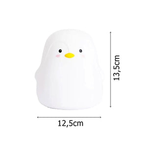 Luminária Infantil em Silicone Pinguim