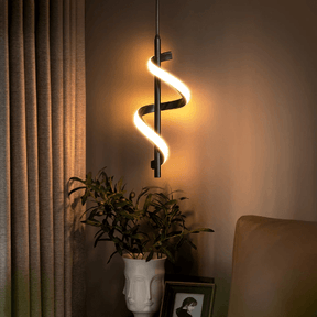 Pendentes & Arandelas Curvas em led - design moderno