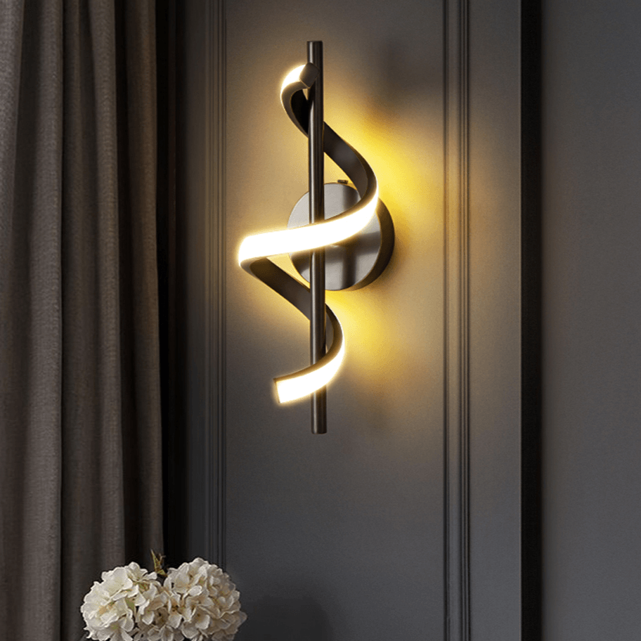 Pendentes & Arandelas Curvas em led - design moderno