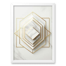 Quadro Caleidoscópio Dourado