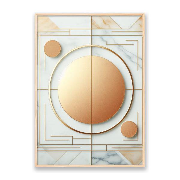 Quadro Ocaso Dourado