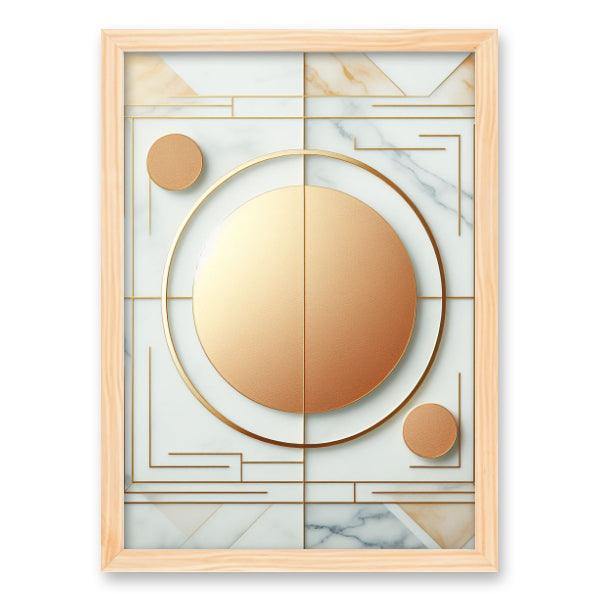 Quadro Ocaso Dourado