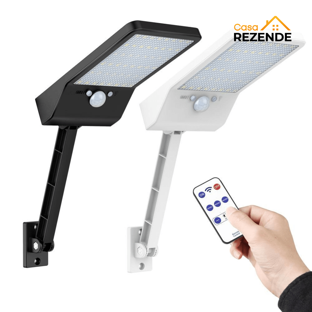 Refletor Solar 48 LEDs, com Sensor de Movimento- Zende™