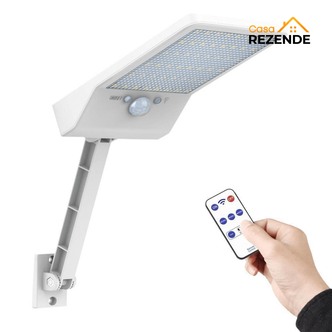 Refletor Solar 48 LEDs, com Sensor de Movimento- Zende™