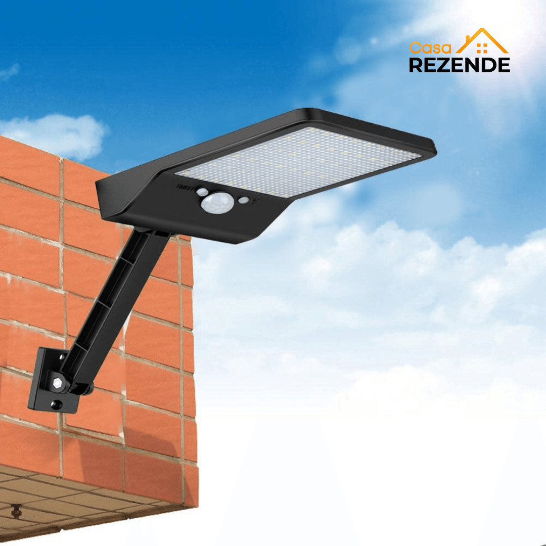 Refletor Solar 48 LEDs, com Sensor de Movimento- Zende™